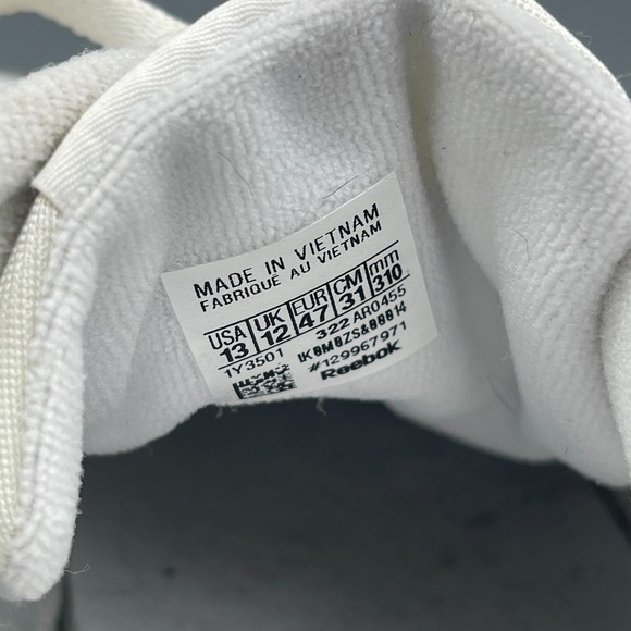 Reebok Classic Club C 85 Sneakers Mens US Size 13 White Leather Low Top Lace Up - Picture 6 of 9